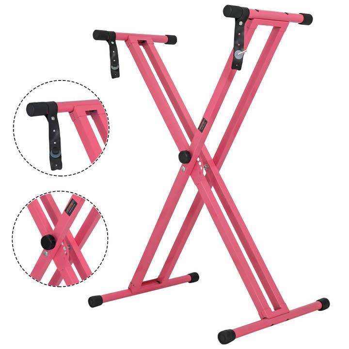 K Cube Inc - Wholesale Music Accessory - 5 Core Keyboard Stand Adjustable Key Board Pianos Holders