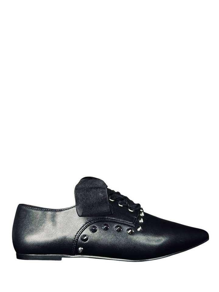CRIMEWAVE STUD - BLACK/SILVER for wholesale by YRU Shoes