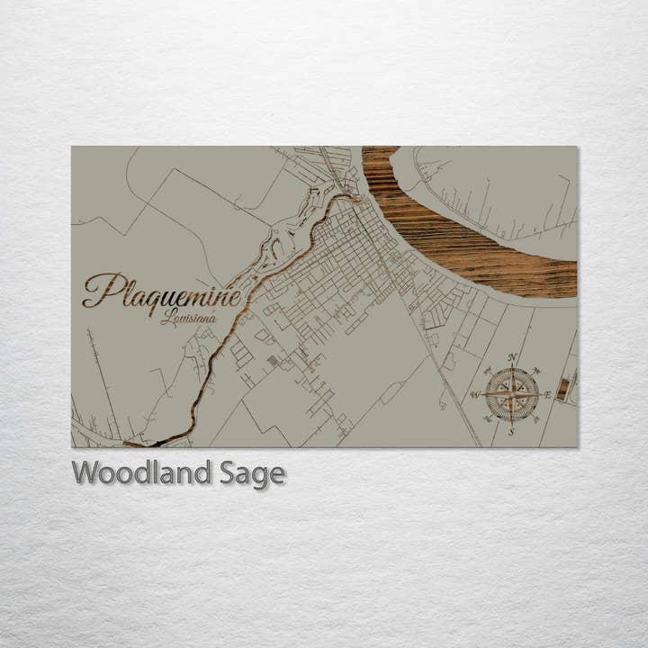 Fire & Pine – wholesale Map – Louisiana: Plaquemine Street Map1