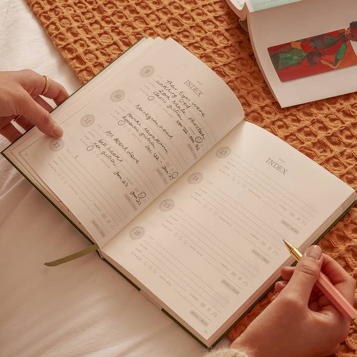 Papier - Wholesale Journal/Diary - Guided Reading Journal, A5 Hardcover - Library Card 7