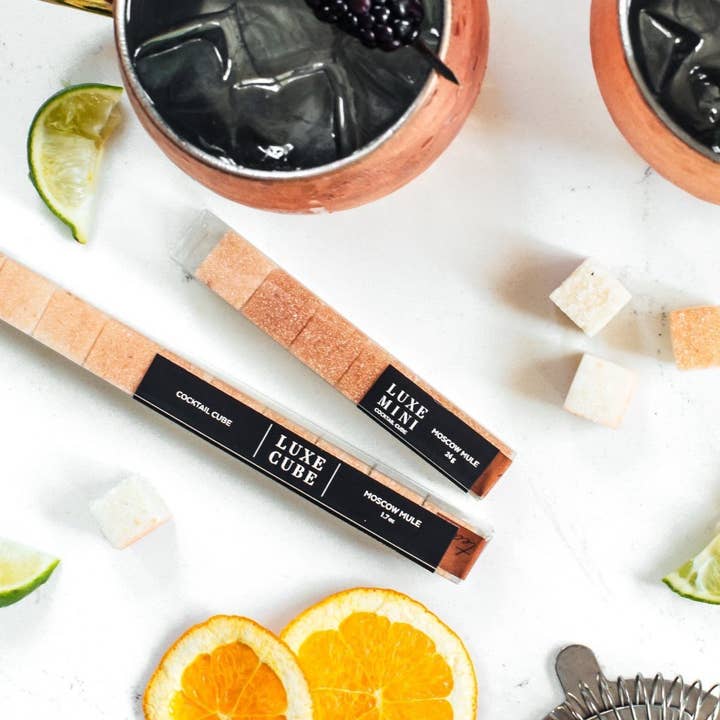 TEASPRESSA | LUXE Mixer Cube - Wholesale Cocktail Mix/Syrup - MOSCOW MULE | LUXE Mixology Cube MINI