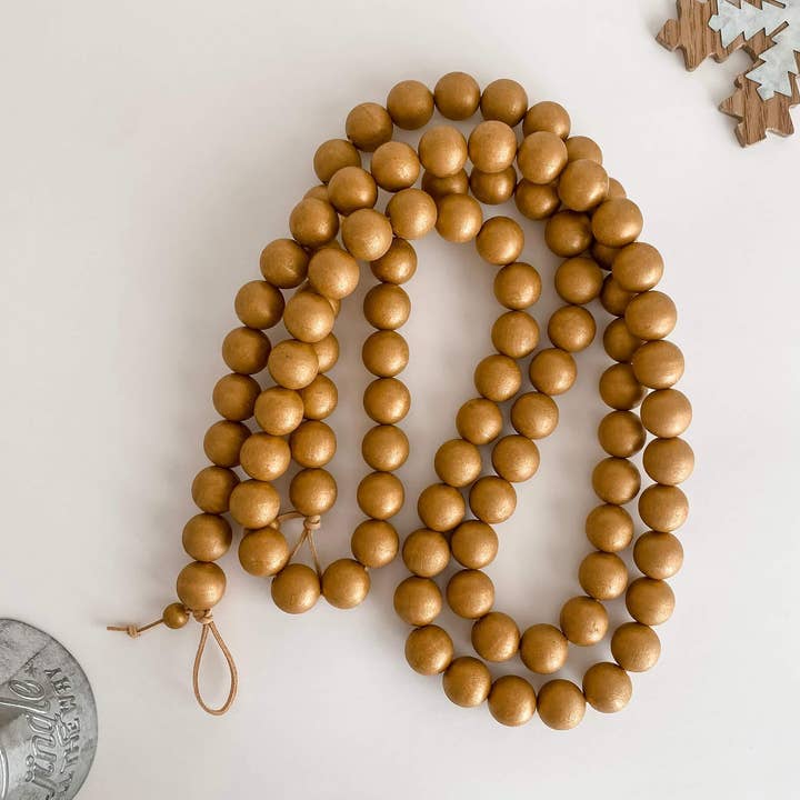 Gold Christmas Tree Garland, Mantel Garland for wholesale by Deco Azul