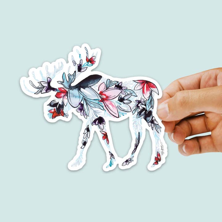 Moose Vinyl Decal Sticker for wholesale by Amanda Klein Co.