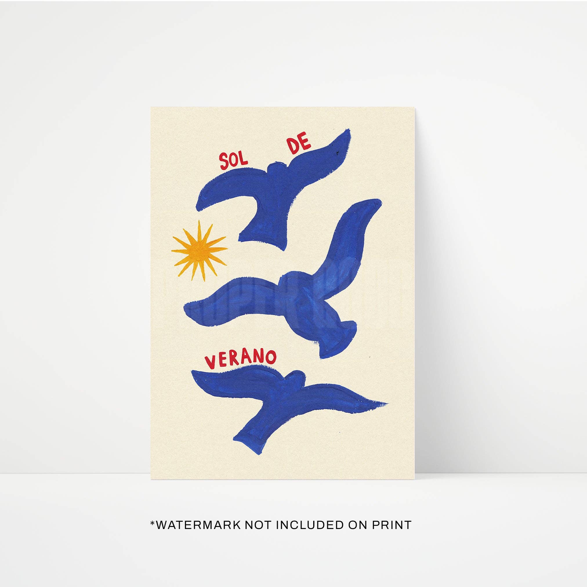 Proper Good – Großhandel Kunstdruck – Handbemalter Druck mit Möwen0