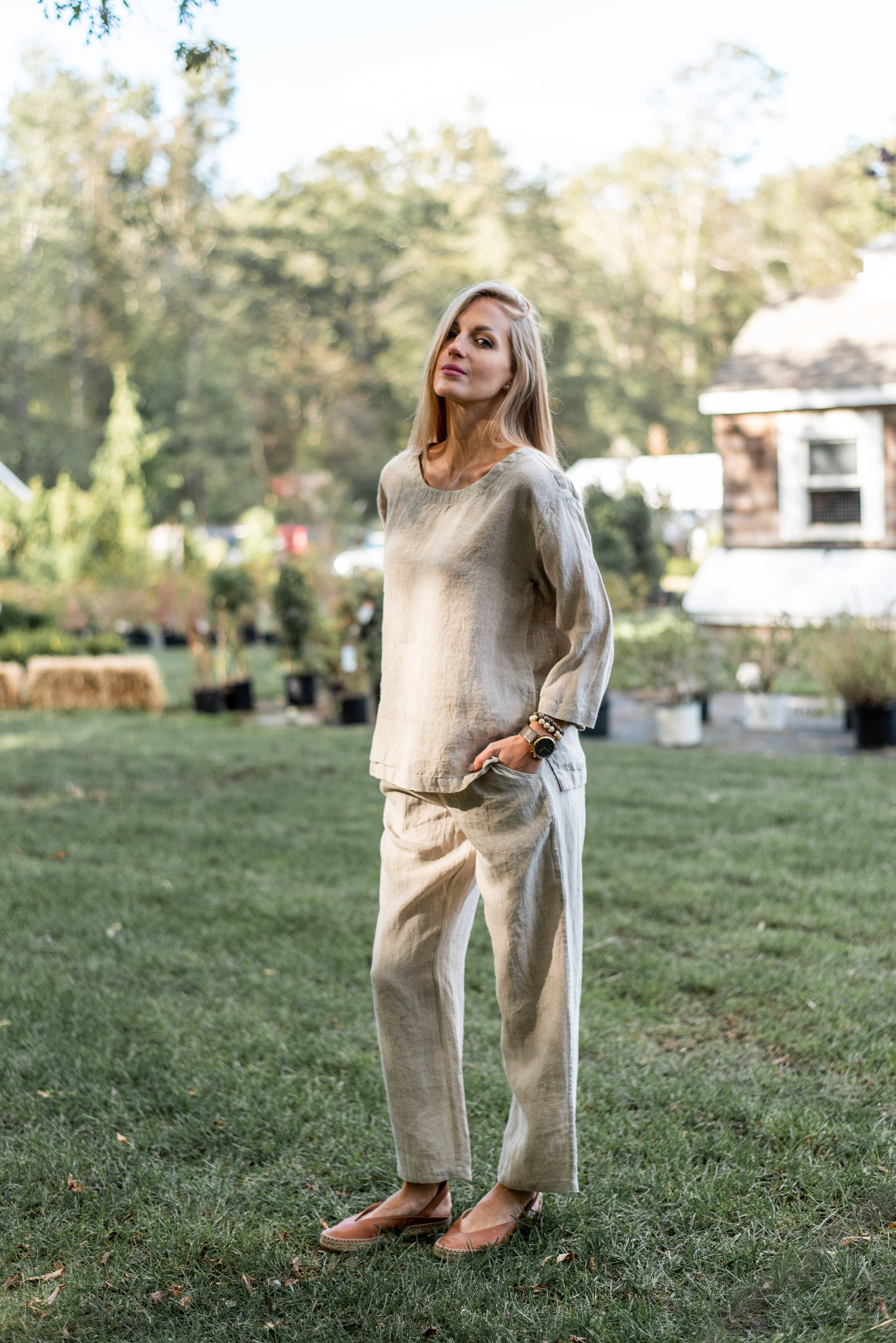 VIKOLINO - Vente Chemisier – femme - Top Bella en lin11