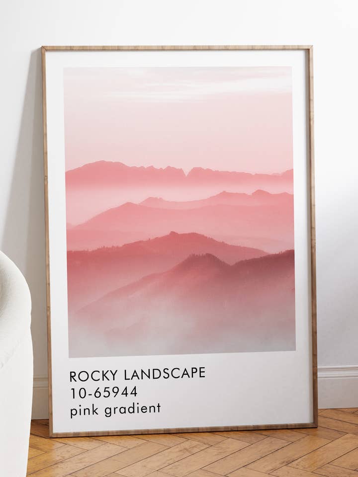 Pink Rocky Landscape for wholesale by Opale