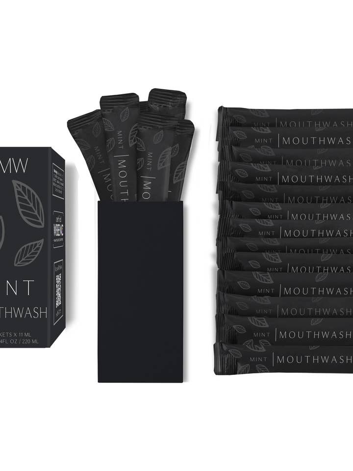 Luxury Mouthwash Packets 20pc - Matte Black and other Purchase Wholesale way. Free Returns & Net 60 Terms on Faire trending on Faire.
