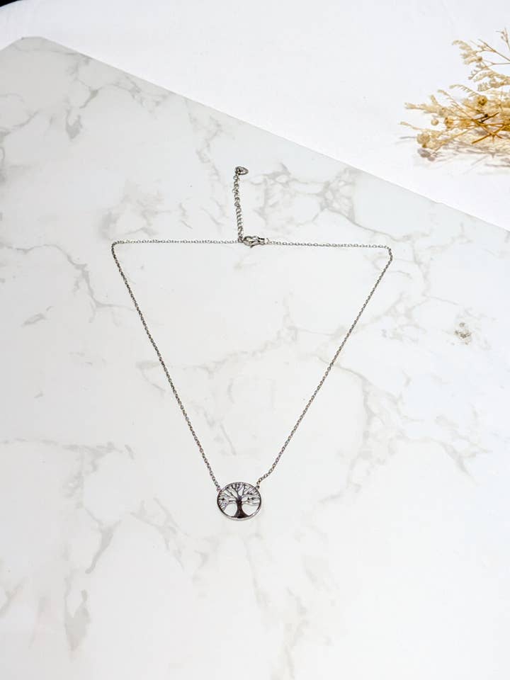 35219 Silver Necklaces for wholesale by LOLO & YAYA