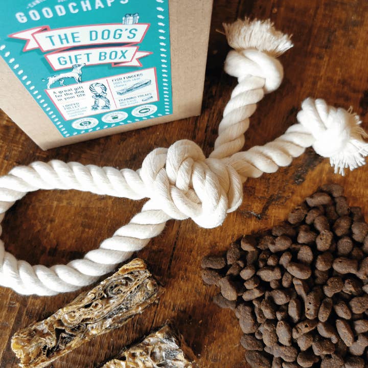 Goodchap's - Wholesale Hondenkoekjes - Hond - The Dog's Gift Box | Cadeaus voor honden | Snoepjes, kauwsnacks en speelgoed1
