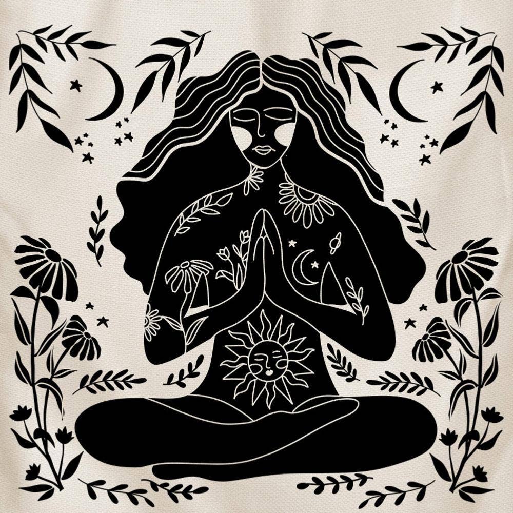 Shared Earth – Engroshandel Tote bag - Dame – Tote Bag Genanvendt Bomuld Kvinde Beder 36 x 40 cm2