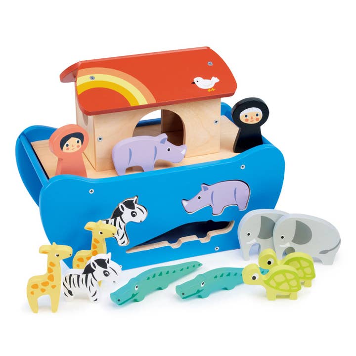 Shape Sorting Animal Ark for wholesale by Mentari Toys
