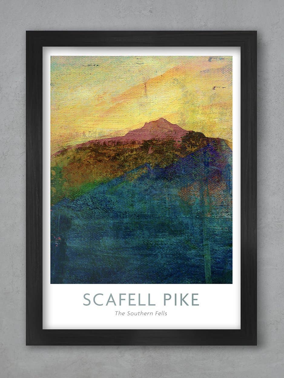 The Northern Line – wholesale Art print – Scafell Pike - Abstract Poster print0