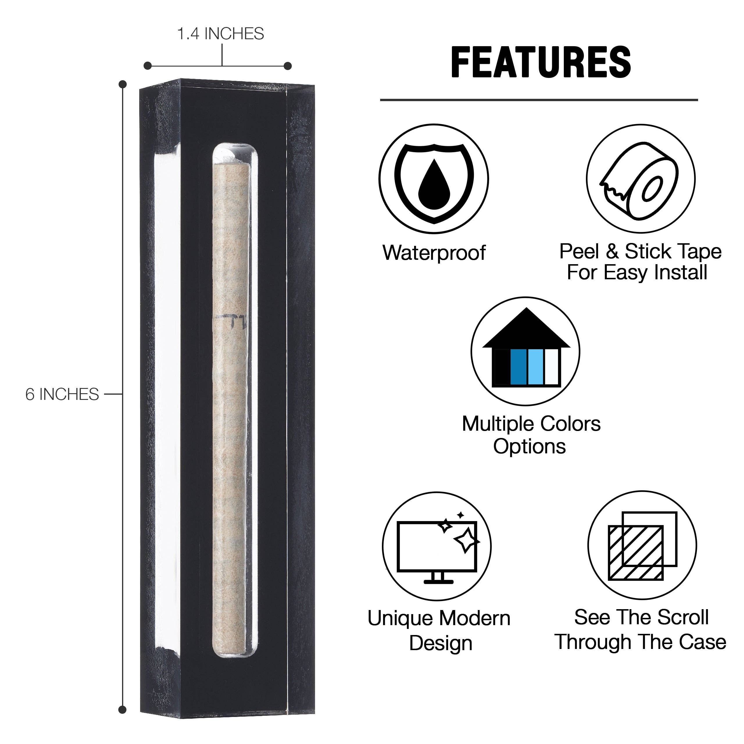 A&S Mezuzot - Wholesale Decorative Tabletop Object - Acrylic-Lucite Design37
