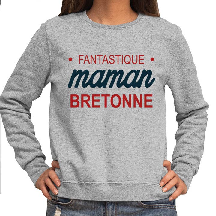 Moletom Breton para mãe por atacado de Planetee