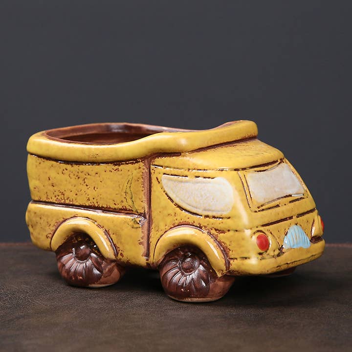 Ailly's garden - Wholesale Plant Pot - Creative Retro Style Car Garden Decoration Truck Flower Pot5