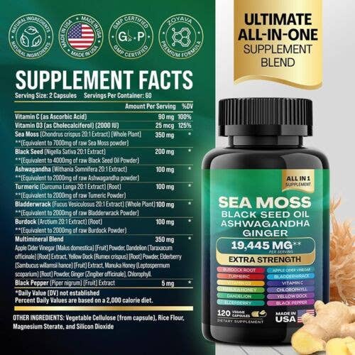 Sea Moss Me Now - Wholesale Oral Supplement/Vitamin - Sea Moss Me Now Sea Moss Multivitamin1