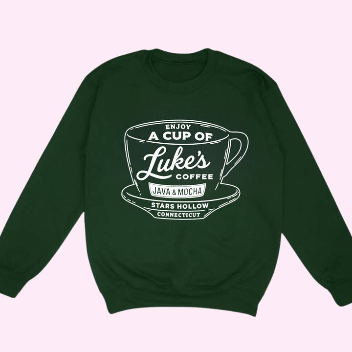 Lukes *Ralphs Inspired* Kaffe Sweatshirt for engroshandel hos Letters and Lucy