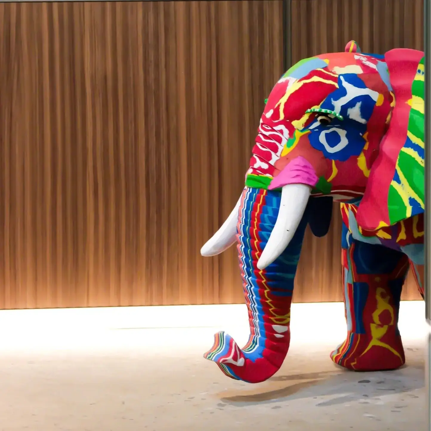 Ocean Sole - Wholesale Sculpture - Kenyan Heritage Elephant Flip Flop Sculpture2