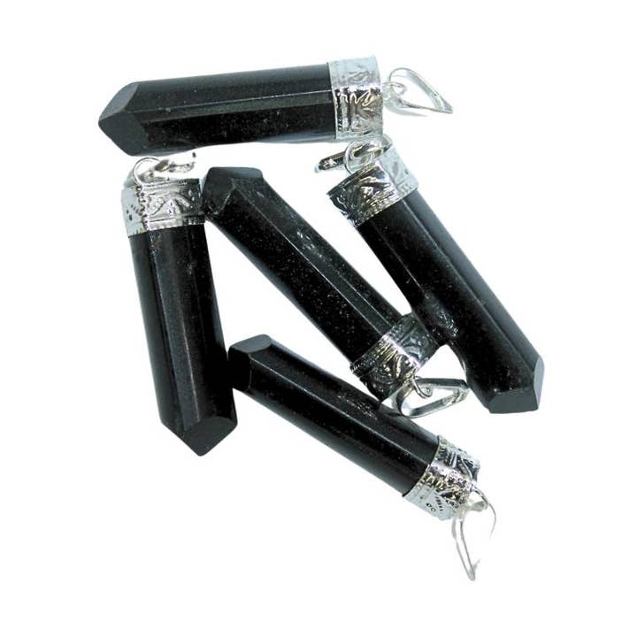 Point Pendant - Shungite for wholesale by Earths Elements Wholesale