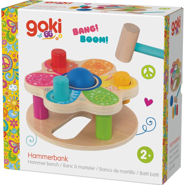 Goki America - Wholesale Classic Toy - Kids - Hammer bench - goki 663