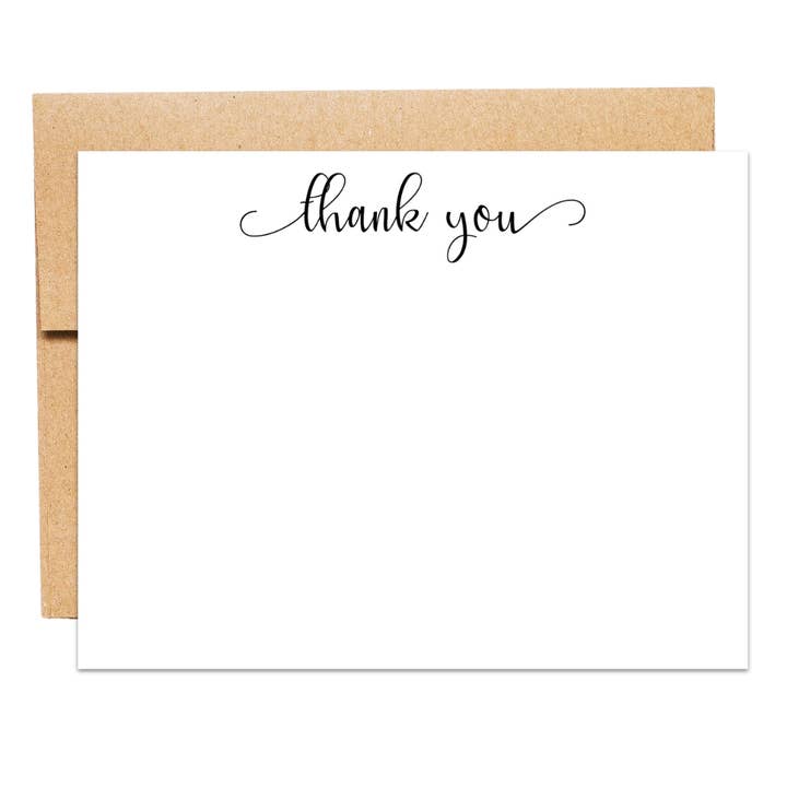 Thank You Stationary Card Set with Envelopes for wholesale by Jojostudios