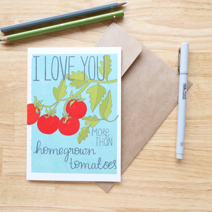 *NUEVA Tarjeta de Amor de Tomate Casero para venta al por mayor de The High Fiber