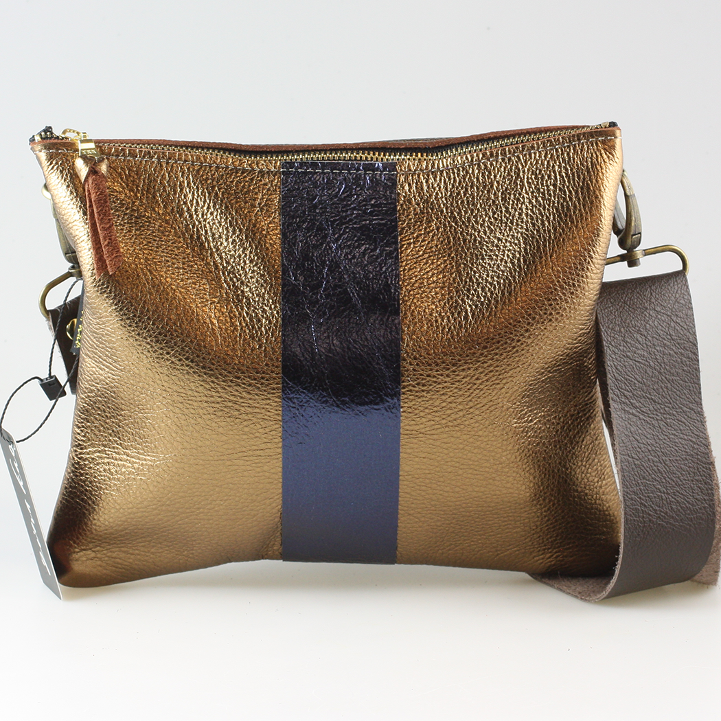 Zina Kao Exclusives – wholesale Crossbody bag – Women's – The METALLIC Stripe Taylor10