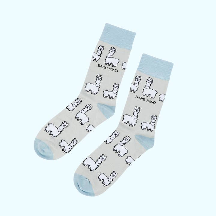 Alpaca Socks | Bamboo Socks | Grey Socks for wholesale by Bare Kind Socks