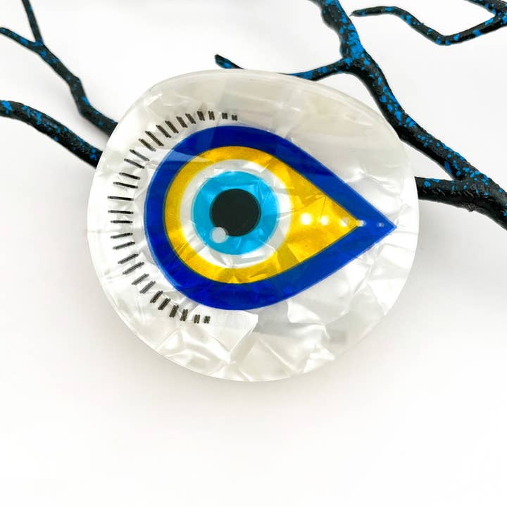 mildstyles – Engroshandel Hårspænde - Dame – Solbrille Rund Kreativ Hårklo Clips5