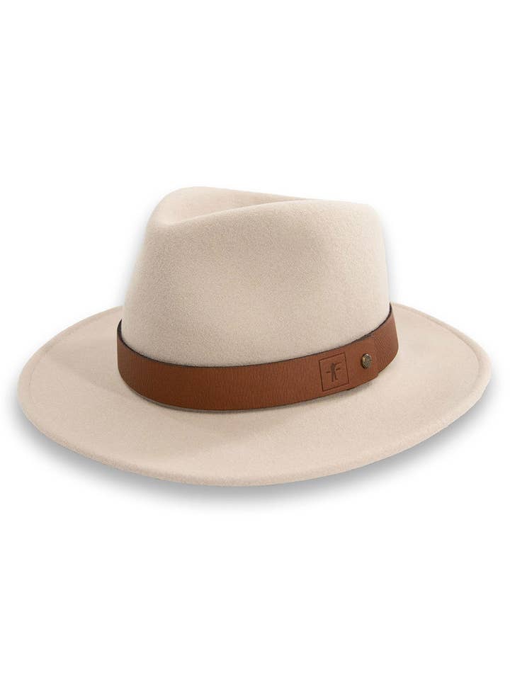 Brimmed Field Hat - Felted Wool for wholesale by Ball and Buck