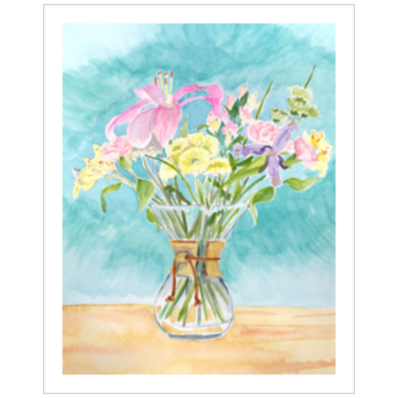 Fiber & Brimstone - Wholesale Art Print - Chemex Bouquet1