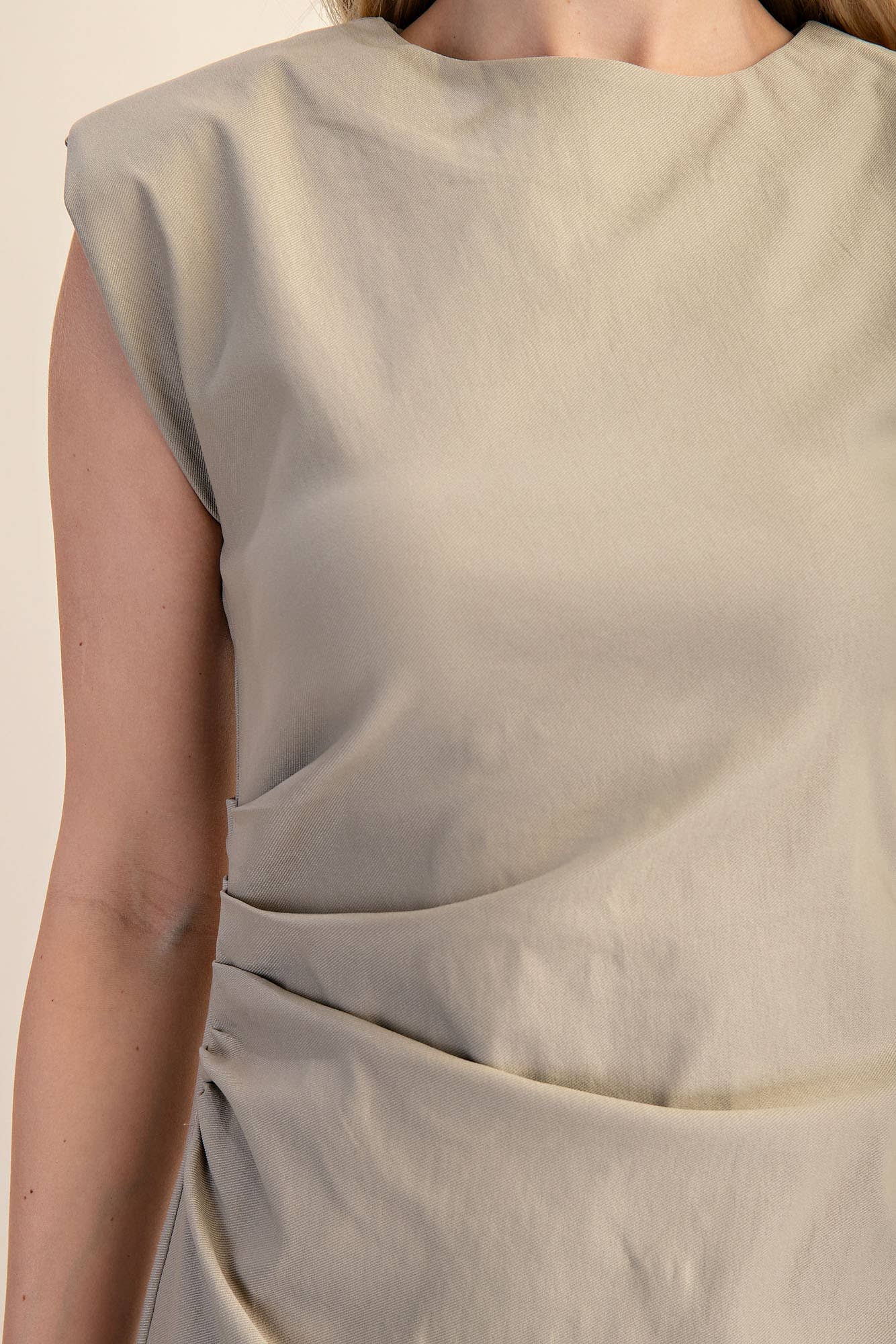 Glam - Wholesale Dress - Women's - Round Neck Sleeveless Midi Dress12