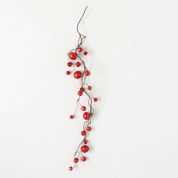 Sullivans Home Decor - Wholesale Bunting/Garland - Red Jingle Bell Garland