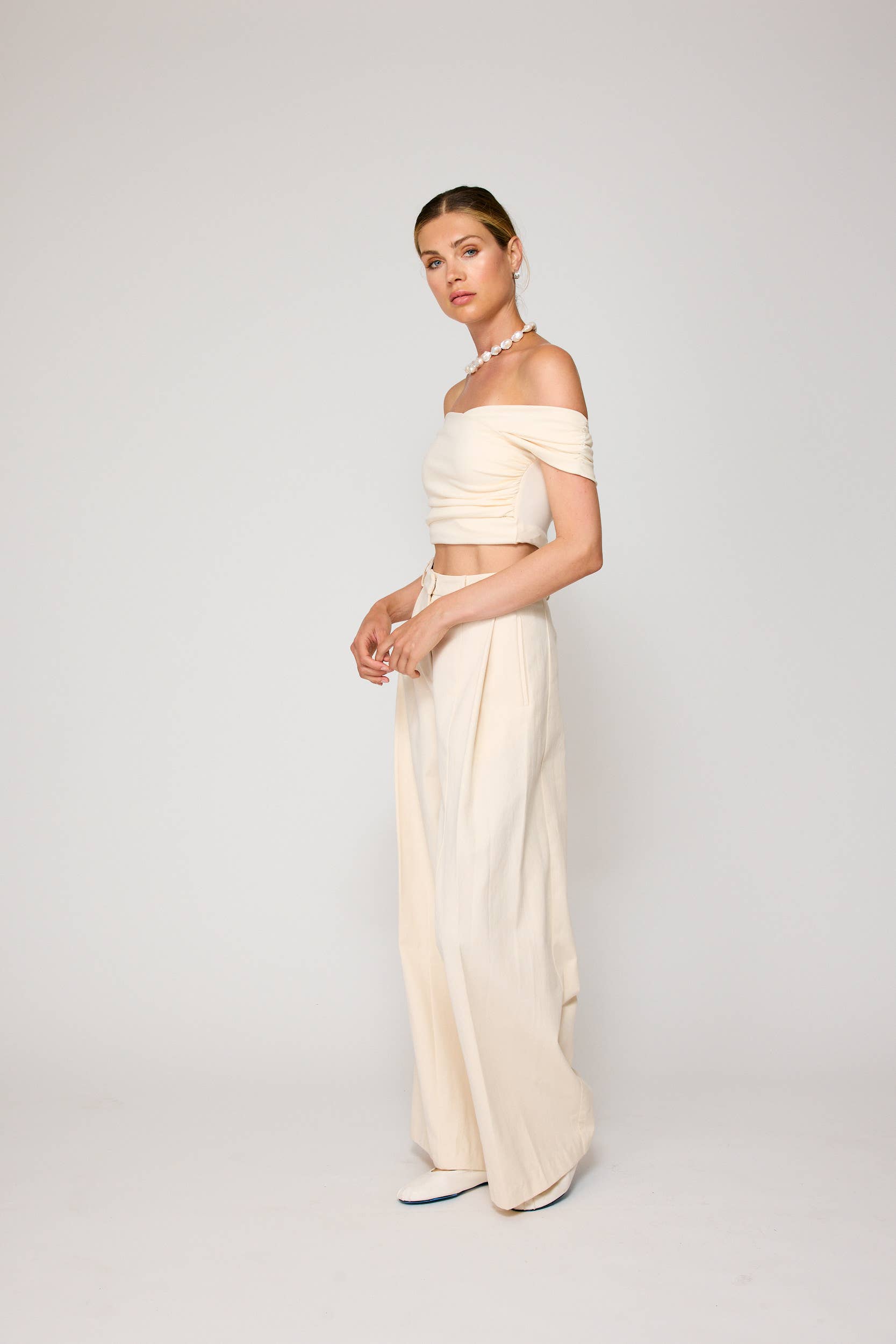 ECRU DEVIN PANTS for wholesale on Faire4