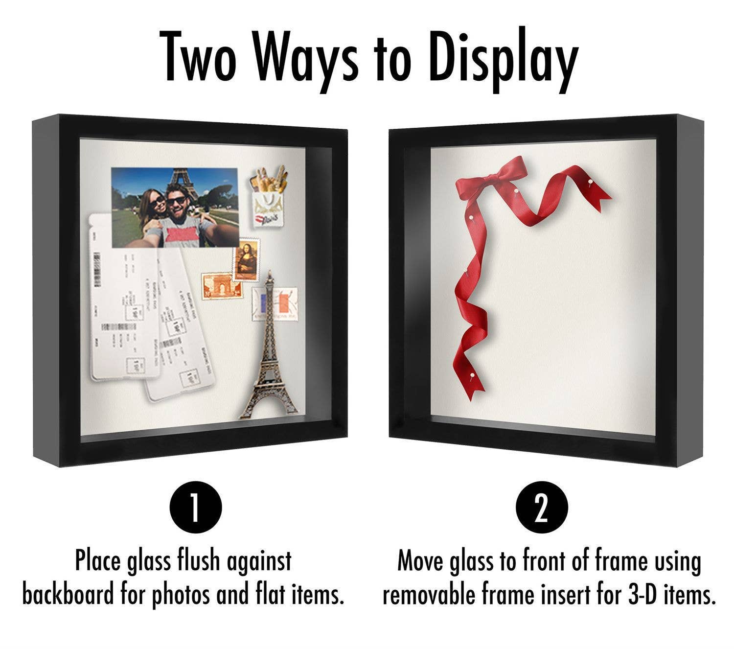 Americanflat - Wholesale Picture Frame - Americanflat Shadow Box Frame with Box Molding138