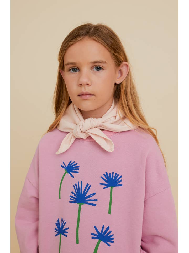 OXOX CLUB - Vendita all'ingrosso Felpa - Bambini - FELPA IN COTONE BIOLOGICO FIORDALISO1