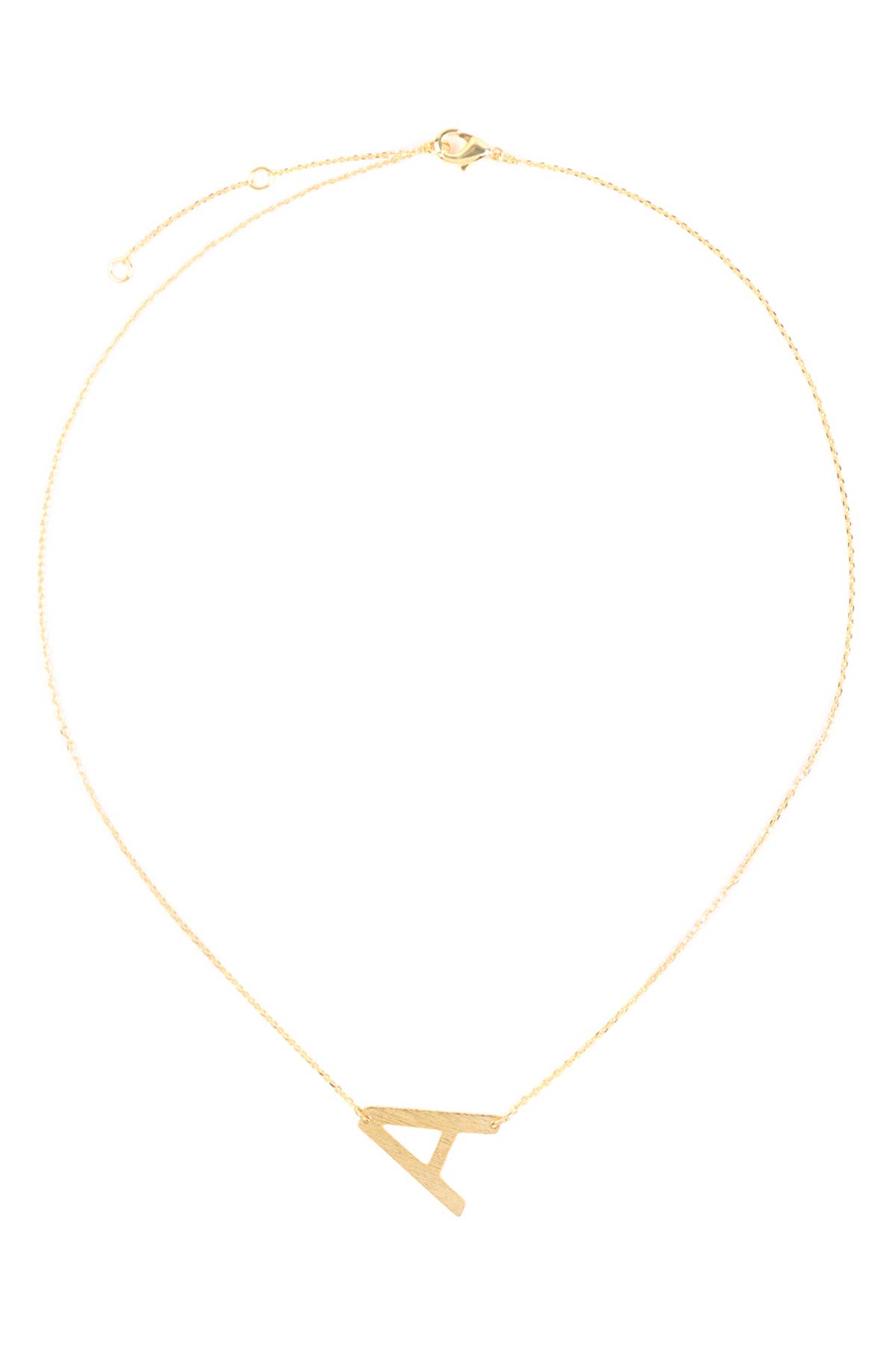 MYS Wholesale Inc - Wholesale Pendant/Charm Necklace - Initial Rough Finish Chain Necklace23