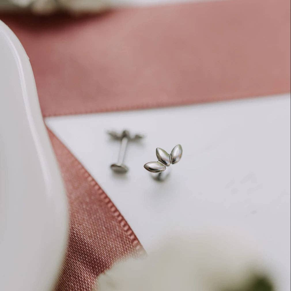 Mauve Jewelry Co. - Wholesale Stud/Post Earrings - Lotus Flat Back Studs2