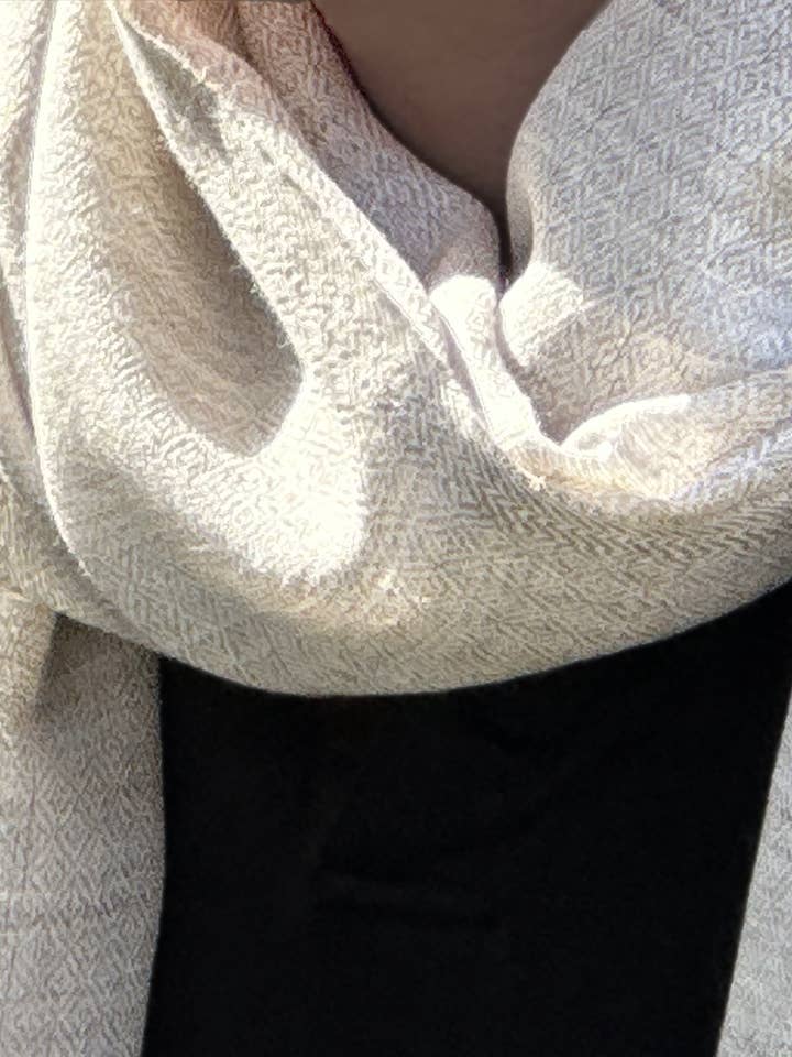 Super-Fine Kashmiri Wool Blend Striped Scarf (10 Pcs) for wholesale by Kashmirci