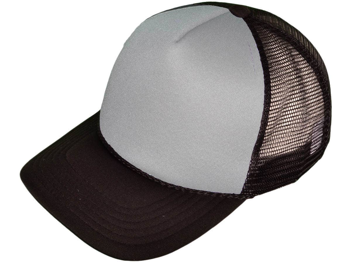 Buck Wholesale – Großhandel Trucker-Cap – Unisex – Buck Wholesale Schlichte Schaumstoff-Trucker-Caps mit Netzrückseite, mittleres Profil (44 Farben)32