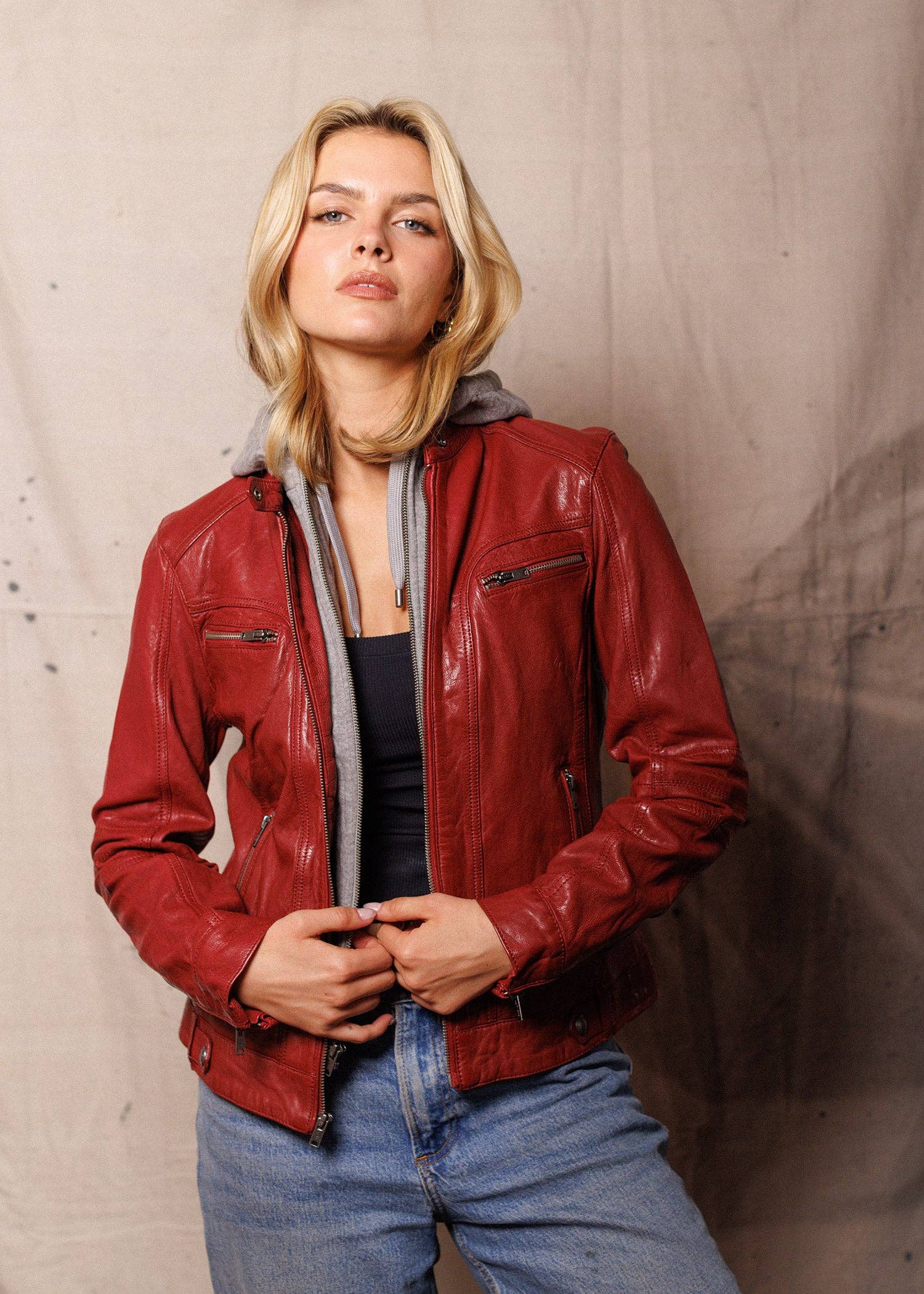 Iron & Resin - Vente Veste en cuir – femme - Veste Topanga pour femme23