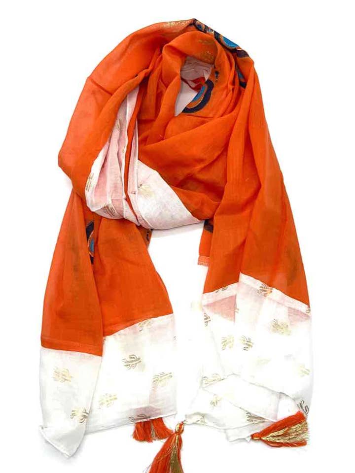 C6 India cotton scarves for wholesale by LINETA