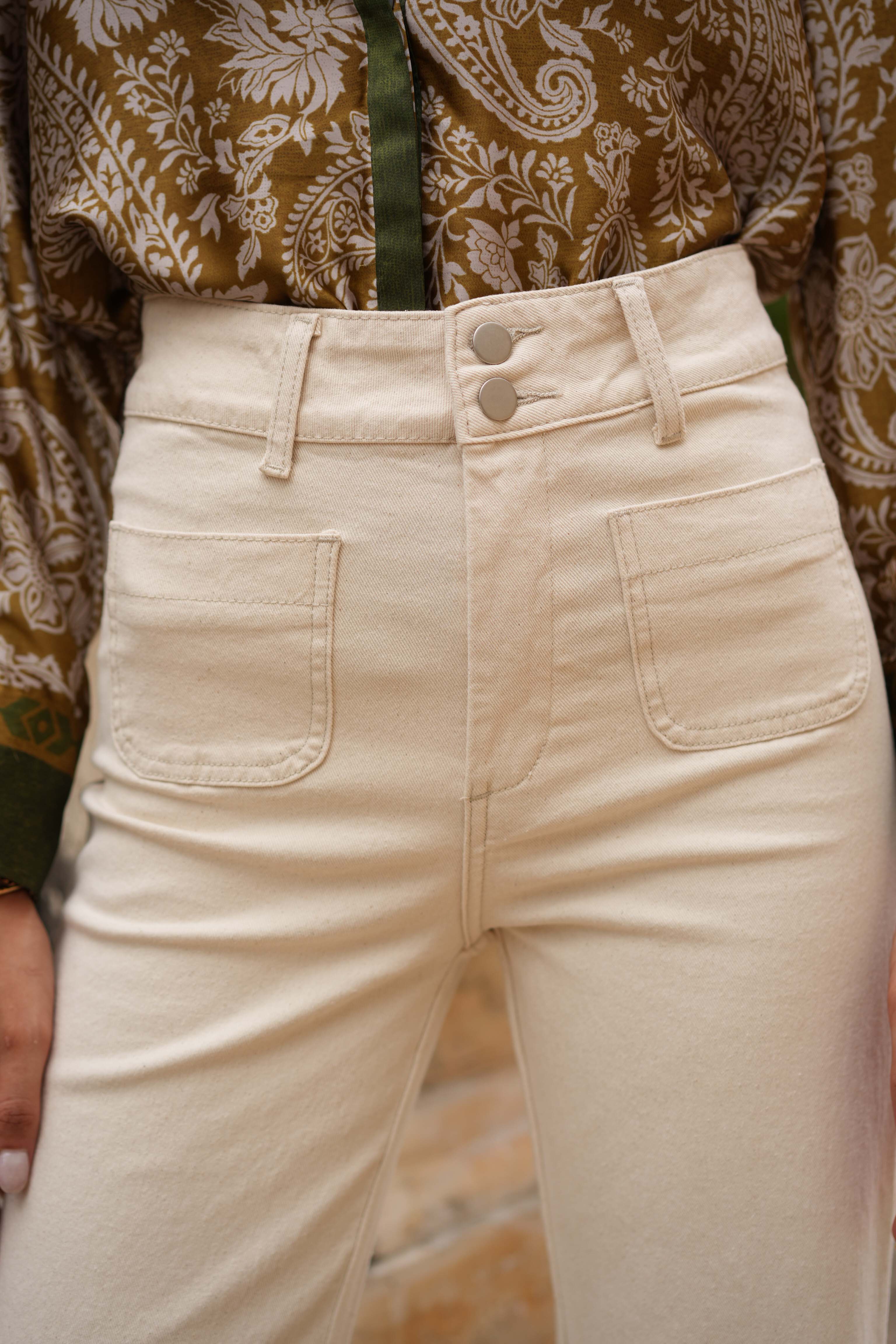 Oraije Paris – calças de ganga - Mulher por atacado – Elena flare jeans13