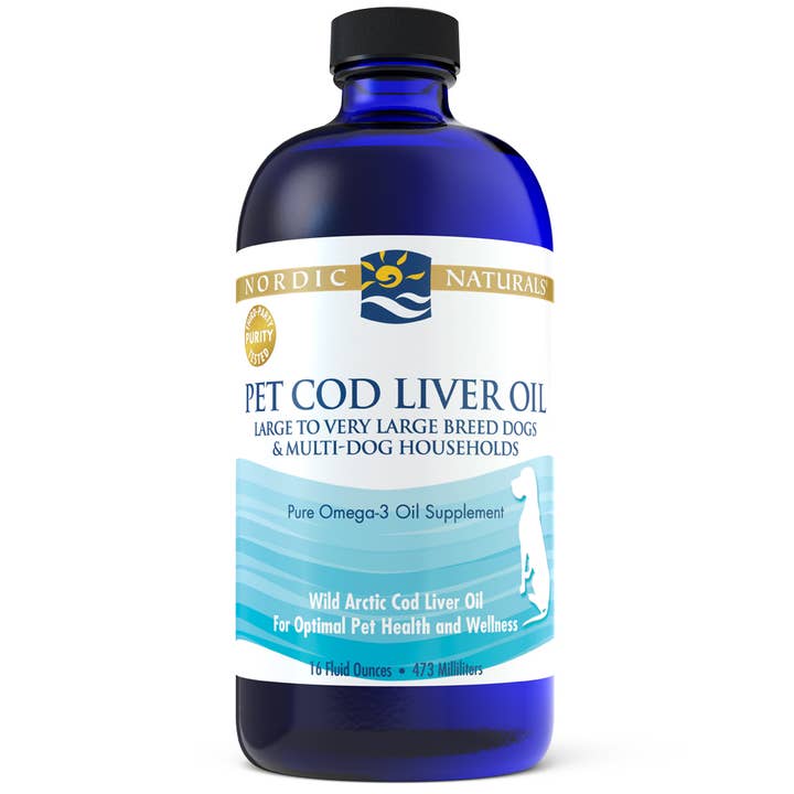 Nordic Naturals - Wholesale Pet Supplement - Dog - Pet Cod Liver Oil Supplement - Unflavored • 16 Oz