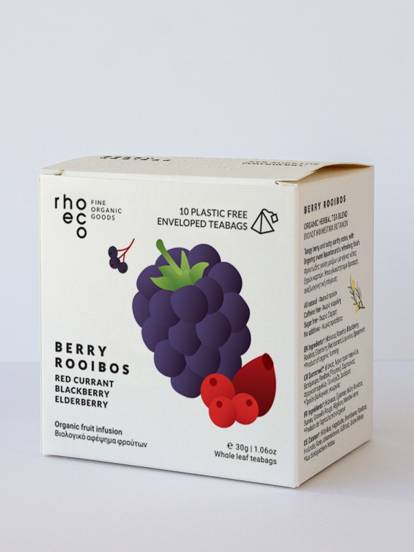 rhoeco - fine organic goods - Wholesale Tea Bags - New Fruity Tea Blends [Bio] - Compostable Pyramid Teabags4