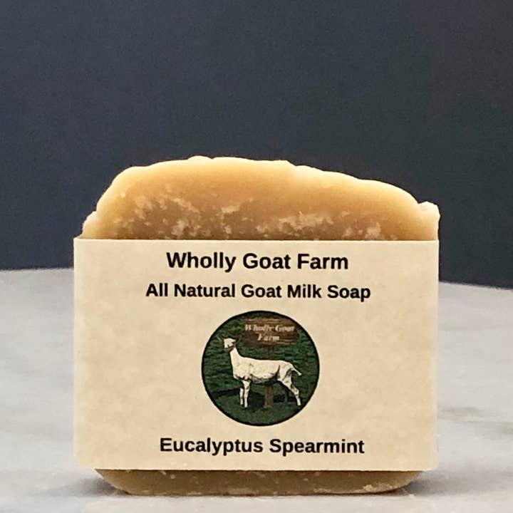 Goat Milk Soap - Eucalyptus and Spearmint for wholesale by Wholly Goat Farm