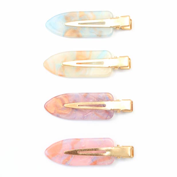 Inca UK - Wholesale Hair Clip - Women's - Creaseless setting clips in pastel shades1