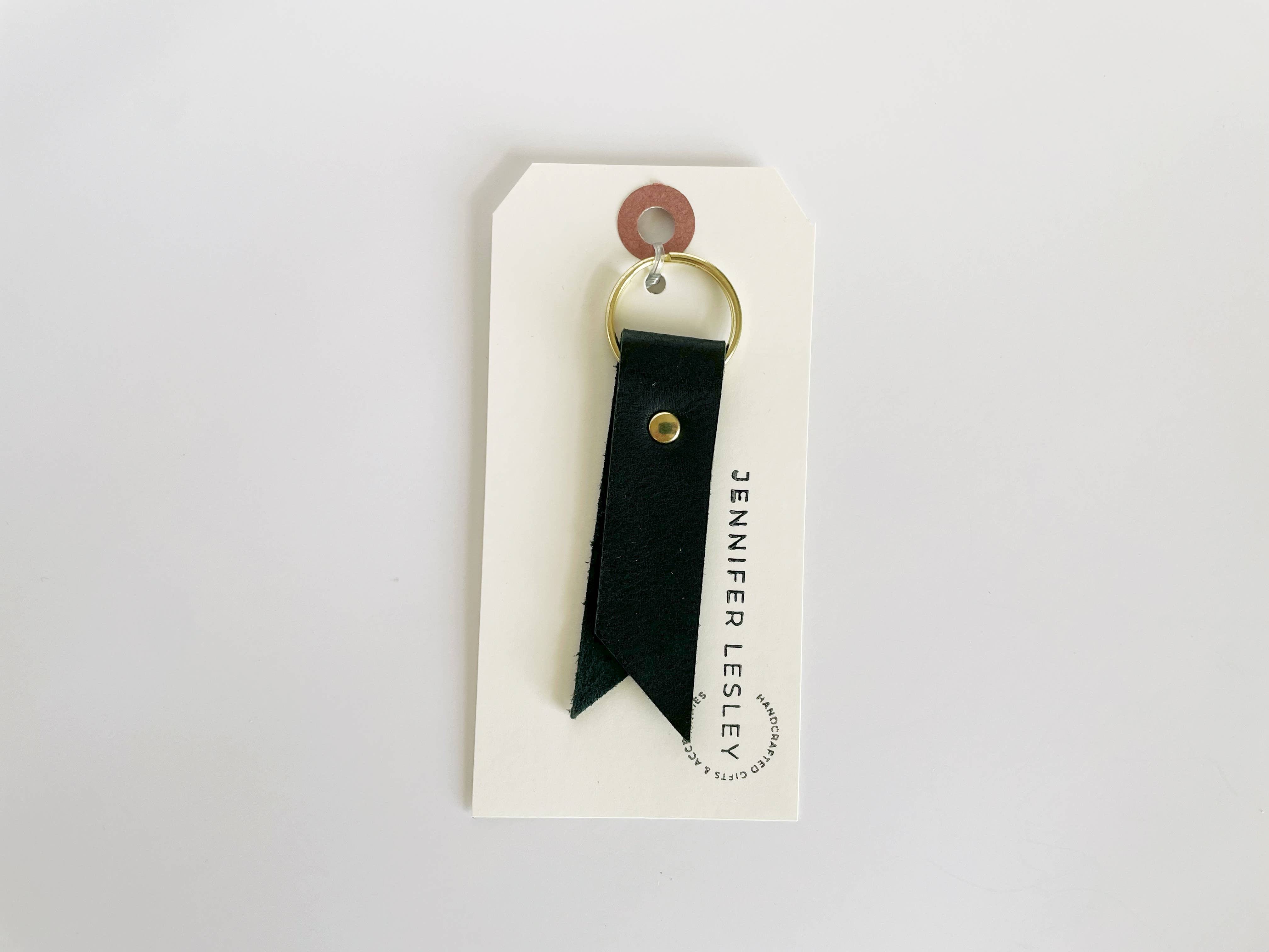 Jennifer Lesley – wholesale Nyckelring - Unisex – Nyckelring i läder — Svart4