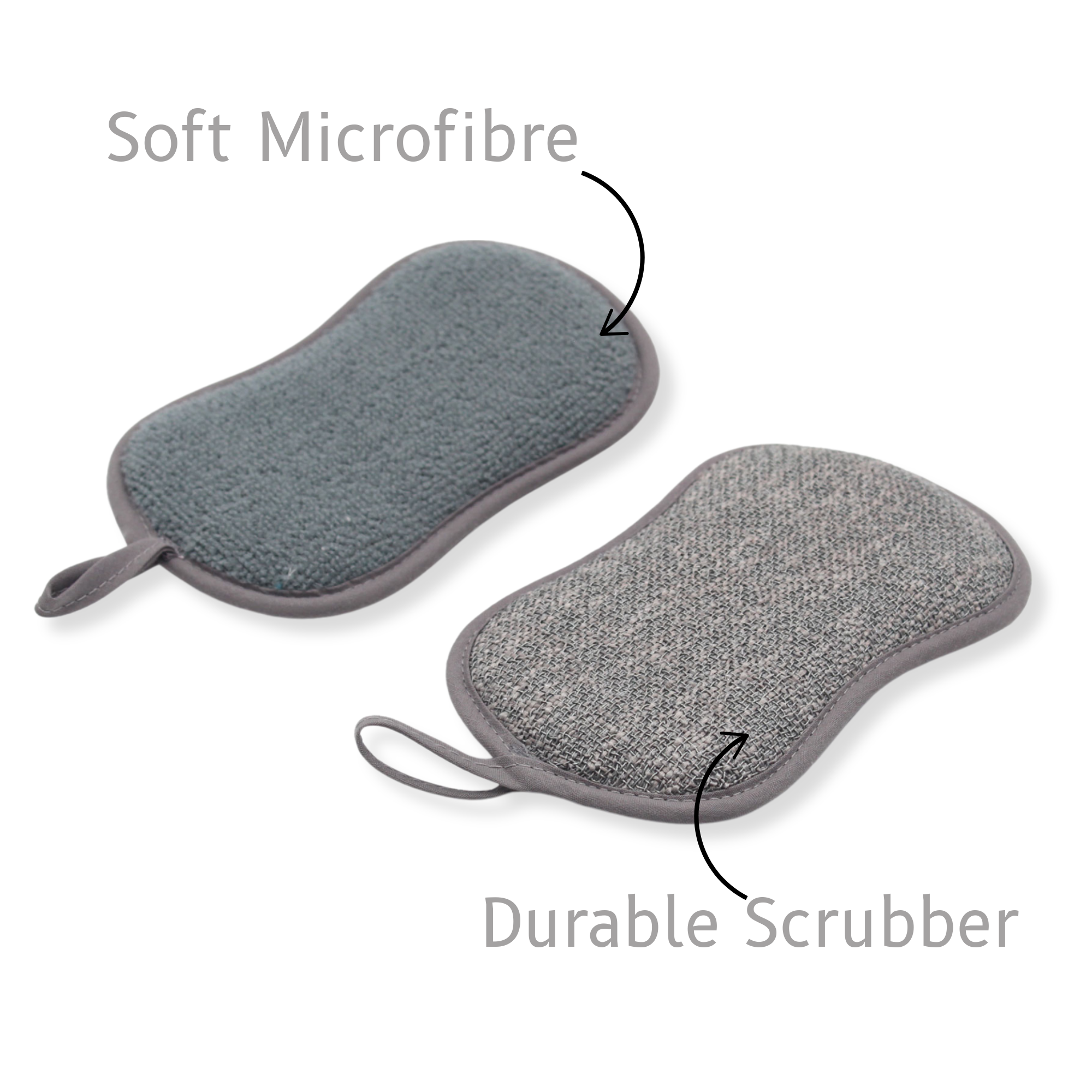 Kook Shop - Venta al por mayor Esponjas de limpieza - Set de 3 Estropajos Mágicos Cocina - Estropajos Microfibra 0