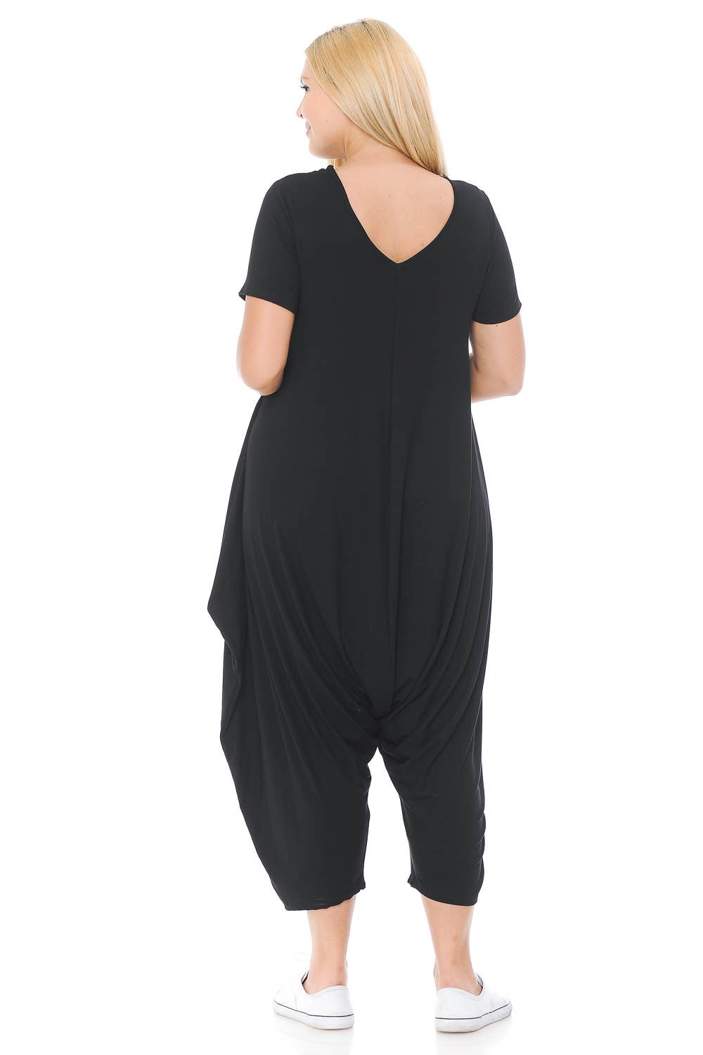 Allium - Vente Combinaison – femme - Combinaison sarouel à manches courtes Plus13